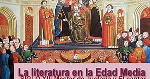 LITERATURA: SIGLO XII. El mester de Juglaría. Cantares de Gesta. Cantar del Mio Cid. Poesía épica