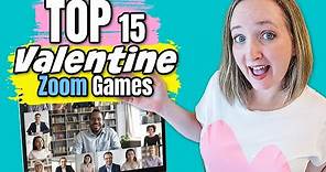 15 Valentine’s Day ZOOM Games | Virtual Valentine games for ALL AGES