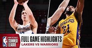 LAKERS at WARRIORS | NBA SUMMER LEAGUE | FULL GAME HIGHLIGHTS