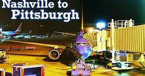 Full Flight: Southwest Airlines B737-700 Nashville to Pittsburgh (BNA-PIT)