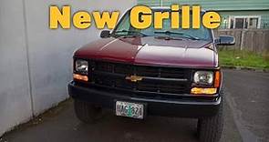 New Replacement Grille from LMC Truck (paint and install) - 1994 Chevy Cheyenne C/1500