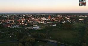 ➤ Luftaufnahme von Pasewalk (Landkreis Vorpommern-Greifswald) in Mecklenburg-Vorpommern