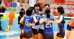 One of The Greatest Moments for Japanese Volleyball Team
