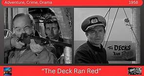 "The Decks Ran Red" 1958 James Mason, Dorothy Dandridge, Broderick Crawford -Adventure, Crime, Drama