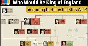 Who Would Be King of England Today According to Henry VIII's Will?