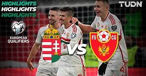 Hungría Vs Montenegro- HIGHLIGHTS | UEFA Qualifiers 2023 | TUDN
