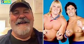 Barry Windham on Teaming with Mike Rotunda in the WWF (US Express)