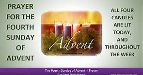 Prayer for the 4th Sunday of Advent
