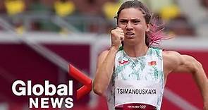 Tokyo Olympics: Sprinter Krystsina Tsimanouskaya seeks asylum in Poland amid standoff with Belarus