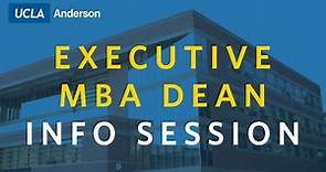 UCLA Anderson Executive MBA Information Session