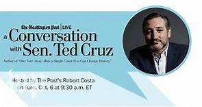 Sen. Ted Cruz talks about new book with Robert Costa (Full Stream 10/6)