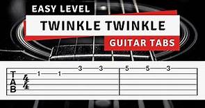 Learn Twinkle Twinkle Little Star | Guitar Tabs (Easy Tutorial)