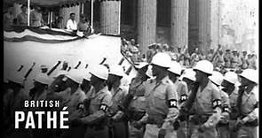 Filipino Army In Parade (1946)