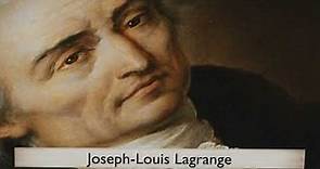 Joseph Louis Lagrange | Bio | Videobook
