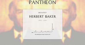 Herbert Baker Biography - English architect (1862–1946)