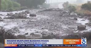 Massive mudslide from Hilary buries mountain communities