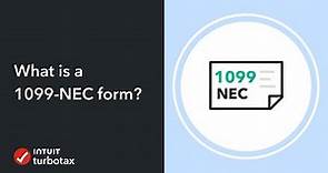 What is a 1099-NEC form? - TurboTax Support Video