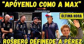 NICO ROSBERG SALE A DEFENDER A SERGIO PÉREZ TRAS DECLARACIONES RACISTAS DE HELMUT MARKO