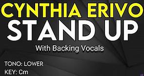 Cynthia Erivo - Stand Up - Karaoke Instrumental - Lower
