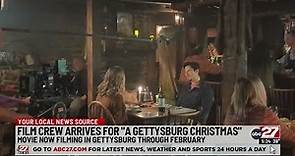 Christmas movie being filmed in Gettysburg