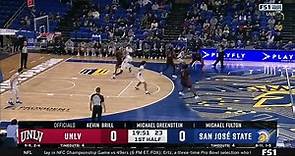 HIGHLIGHTS: UNLV at San José State Men's Basketball 1/27/2024