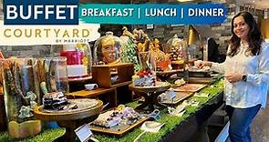 5 star BUFFET food in hotel Courtyard by Marriott Agra | Unlimited Buffet Dinner, Lunch, Breakfast