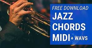 9 FREE Jazz Chords Midi + Wavs (Loops and Samples) V1
