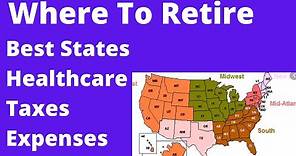 Where to Retire Best States For Retirement
