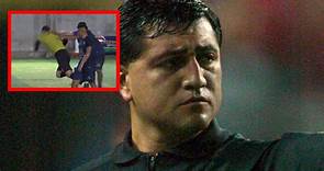 L'arbitro Byron Moreno aggredito da un calciatore in una partita in Ecuador: colpito alle spalle violentemente