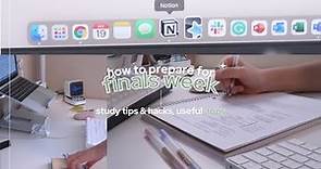 how to study for exams ☕️ study schedules, revision method, finals study routine