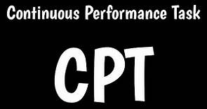 Continuous Performance Task | CPT |