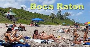 4K VIDEO BEACH WALK in Boca Raton South Florida USA vlog