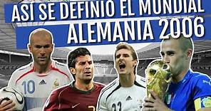 Así se definió el Mundial Alemania 2006: Todos los detalles desde octavos hasta la final