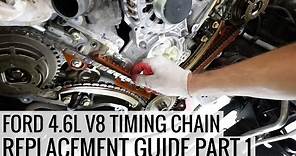 How to Replace the Timing Chain 4.6L Ford V8 PT 1 - Project Mullet Mustang - EP04