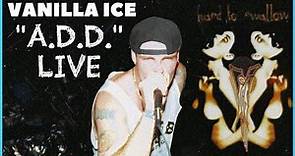 Vanilla Ice Performs "A.D.D." Live (Hard To Swallow)