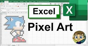 How to Create Excel Pixel Art