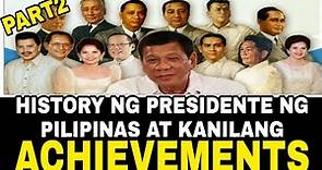 Mga Pangulo ng Pilipinas at kanilang Mga Achievements Part 2