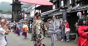Oiran procession in Edomura