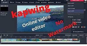 Online Video Editing Website Free No Watermark | kapwing