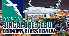 SilkAir SINGAPORE-CEBU economy class flight review