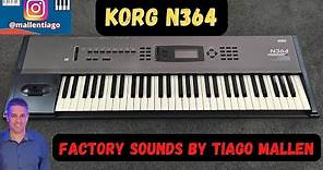 KORG N364/N264 - (FACTORY SOUNDS) by TIAGO MALLEN TEST SOUNDS @KorgOfficial #korg #tiagomallen #keyboard #00