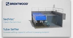 Sistema Brentwood de lamelas y limpieza de fondo para decantadores