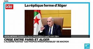 Crise entre Paris et Alger : comment réagit la presse algérienne ? • FRANCE 24