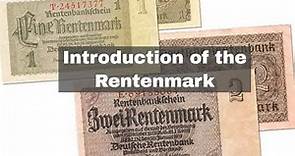 15th October 1923: Rentenmark introduced in Weimar Germany to stop the hyperinflation crisis
