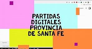 Partidas Digitales - Provincia de Santa Fe