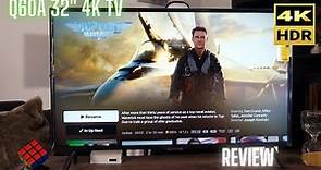 Samsung Q60A 4K 32" TV Review With 4K HDR Demo And Audio Test| The TV You Didn't Know You Needed!
