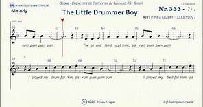 THE LITTLE DRUMMER BOY - ( Lyrics - Sheet music - Karaoke - Chords )
