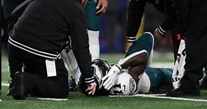 A.J. Brown exits with knee injury in potential Eagles disaster
