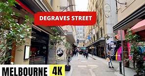 MELBOURNE, AUSTRALIA 🇦🇺 [4K] Flinders Street & Degraves Street — Walking Tour