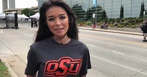 OAN reporter Chanel Rion showed up to Trump rally in OSU shirt